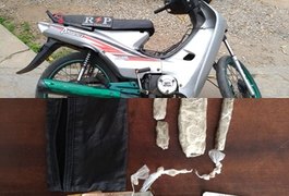 Menor é apreendido por tráfico de drogas no bairro Canafístula, em Arapiraca