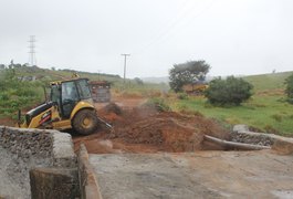 Ponte que liga Pau D'Arco a comunidade Sapucaia está sendo finalizada