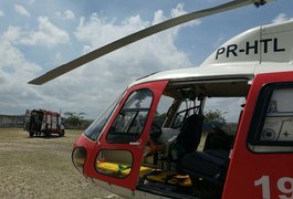 Trave cai e deixa criança gravemente ferida em Porto Calvo