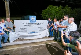 Governador inaugura acesso ao povoado Batingas e entrega pavimentação asfáltica de mais de 60 ruas em Arapiraca