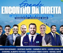 Leonardo Dias promete presença de Eduardo Bolsonaro em lançamento de sua pré-candidatura em Maceió