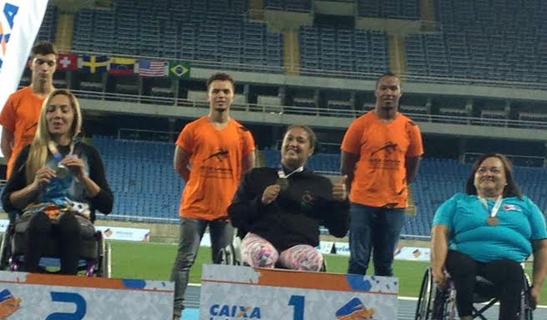 Paraatleta alagoana ganha bronze em pré-seleção para Rio 2016
