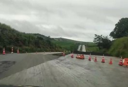 Vídeo mostra cuidados que devem ser tomados em rodovia recém-liberada no interior de Alagoas