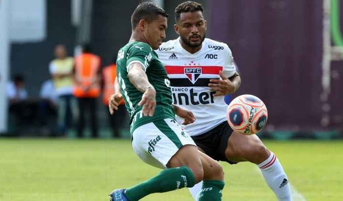 Palmeiras e São Paulo empatam em clássico pelo Campeonato Paulista