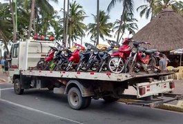 Polícia e SMTT apreendem 28 veículos irregulares, em Maceió