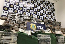 PRF faz em Alagoas uma das maiores apreensões de cocaína do país