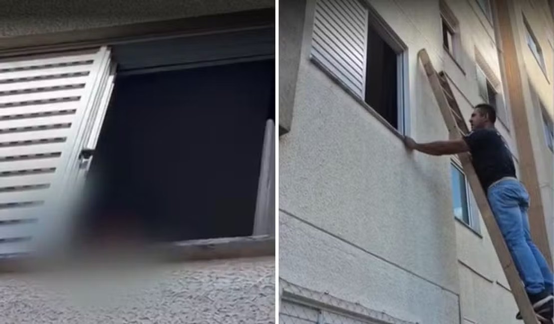 Menino encontrado trancado em apartamento conversava com outras crianças e pedia socorro pela janela