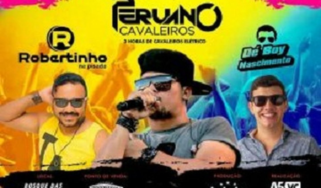 Bloco 'Sou Formando' traz Cavaleiros Elétrico e outras atrações ao Folia de Rua em Arapiraca
