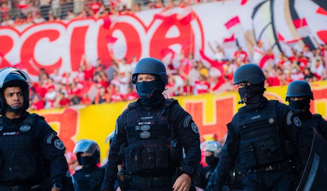 Confira o esquema de segurança para decisão entre CRB e Figueirense no Rei Pelé