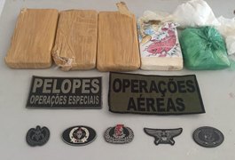 Homem é preso com mais de 4 quilos de cocaína, em Arapiraca