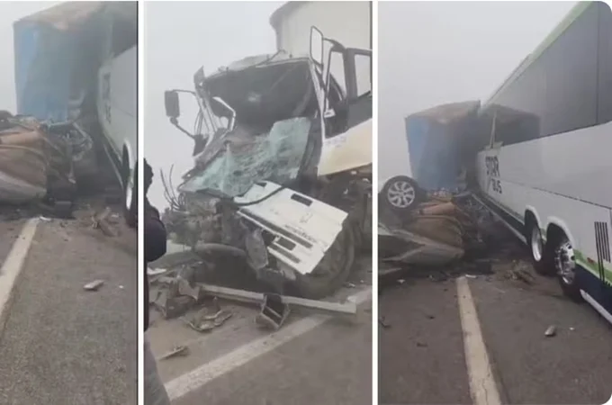 Acidente envolvendo ao menos 14 veículos deixa um morto e sete feridos na BR-262, em MG