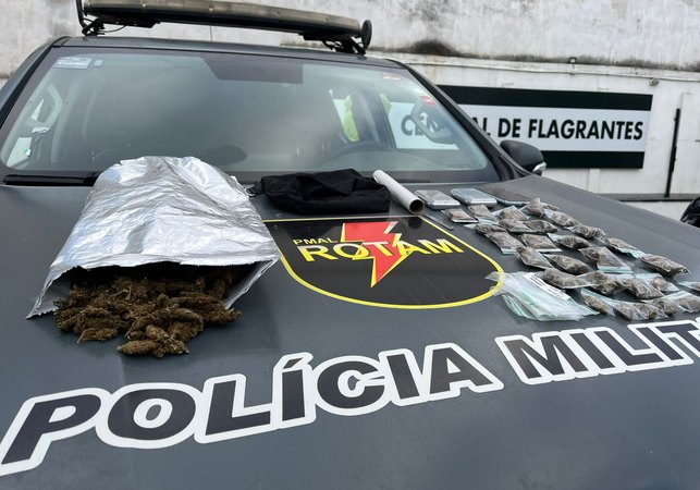 Rotam prende suspeito de tráfico de drogas na Cidade Universitária