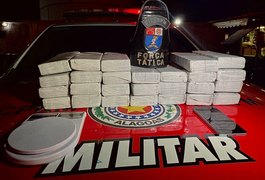 Denúncia anônima resulta em apreensão de 24 quilos de maconha em Maceió