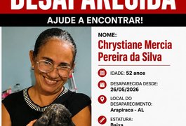 Funcionária pública de Arapiraca está desaparecida e família pede ajuda para encontrá-la