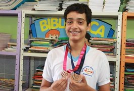 Aluno de Arapiraca é medalha de prata em Olimpíada de Matemática