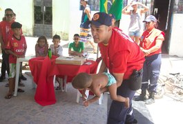 Moradores da Vila Brejal aprovam ação educativa da Cruz Vermelha