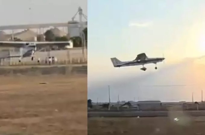 Queda de avião de pequeno porte mata dois pilotos em fazenda em Mato Grosso