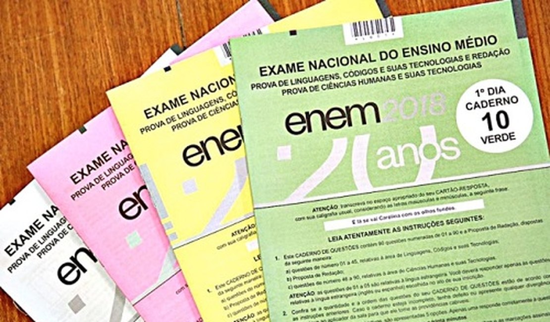 Inep divulga gabaritos oficiais do Enem 2019