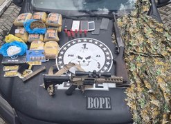 Operação na Rota dos Milagres termina com suspeitos mortos e grande apreensão de drogas e armas de guerra
