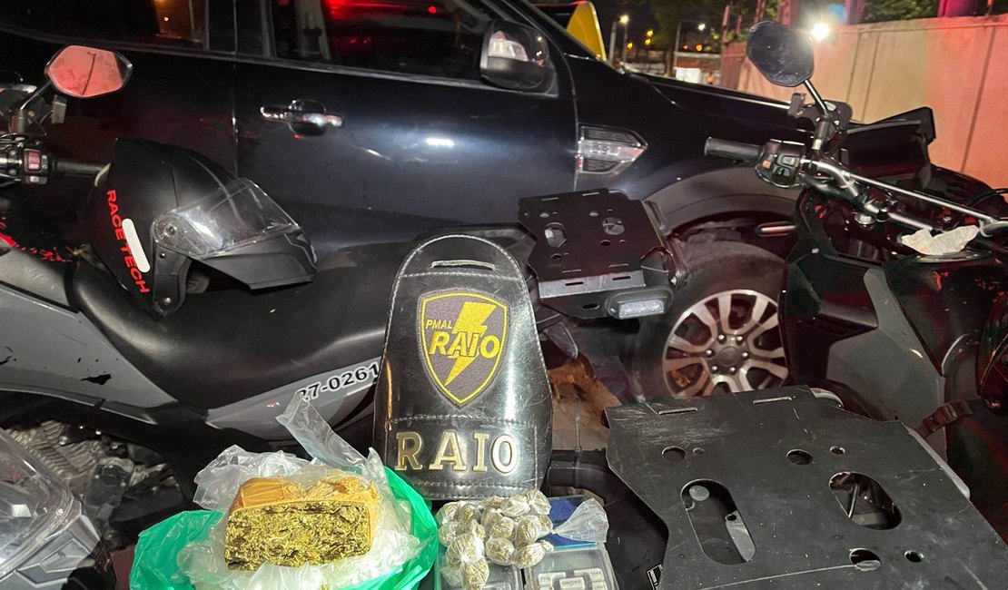 Companhia de RAIO prende homem por tráfico de drogas na Santa Lúcia