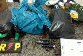 Polícia apreende quase 15 kg de maconha e prende 3 suspeitos