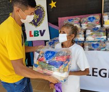 LBV e Arapiraquenses realizam doações de alimentos para famílias do Agreste alagoano