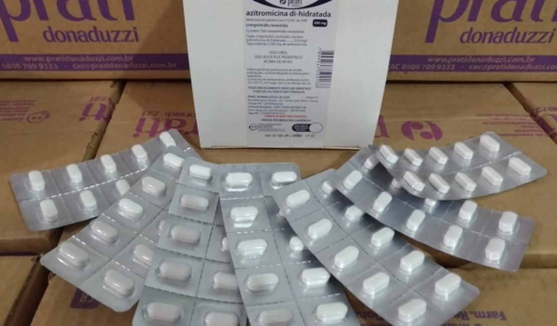 Estado distribui 100 mil comprimidos de azitromicina aos 102 municípios de Alagoas