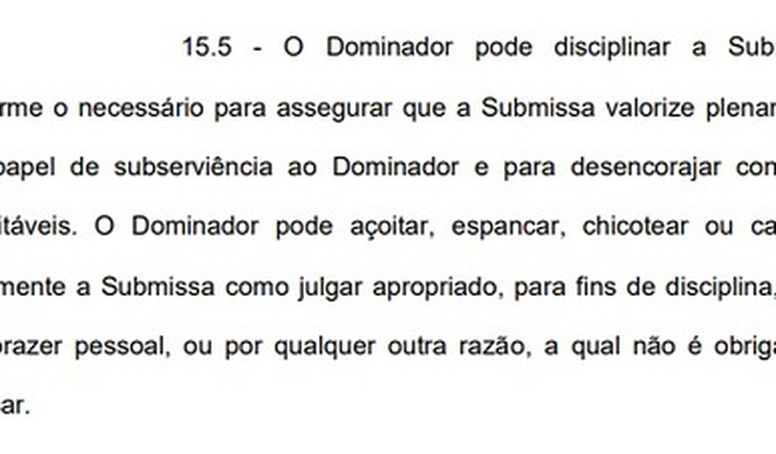 Em meio à ação contra seguradora, advogado anexa ‘contrato de submissão’ estilo ’50 tons de cinza’