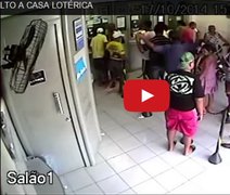 Polícia Civil divulga vídeo de assalto à lotérica