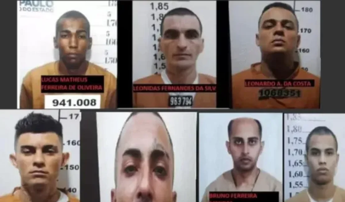7 presos escapam de presídio no interior de SP
