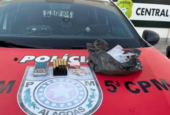 Polícia Militar apreende crack e cocaína após denúncias em Maceió e Marechal Deodoro