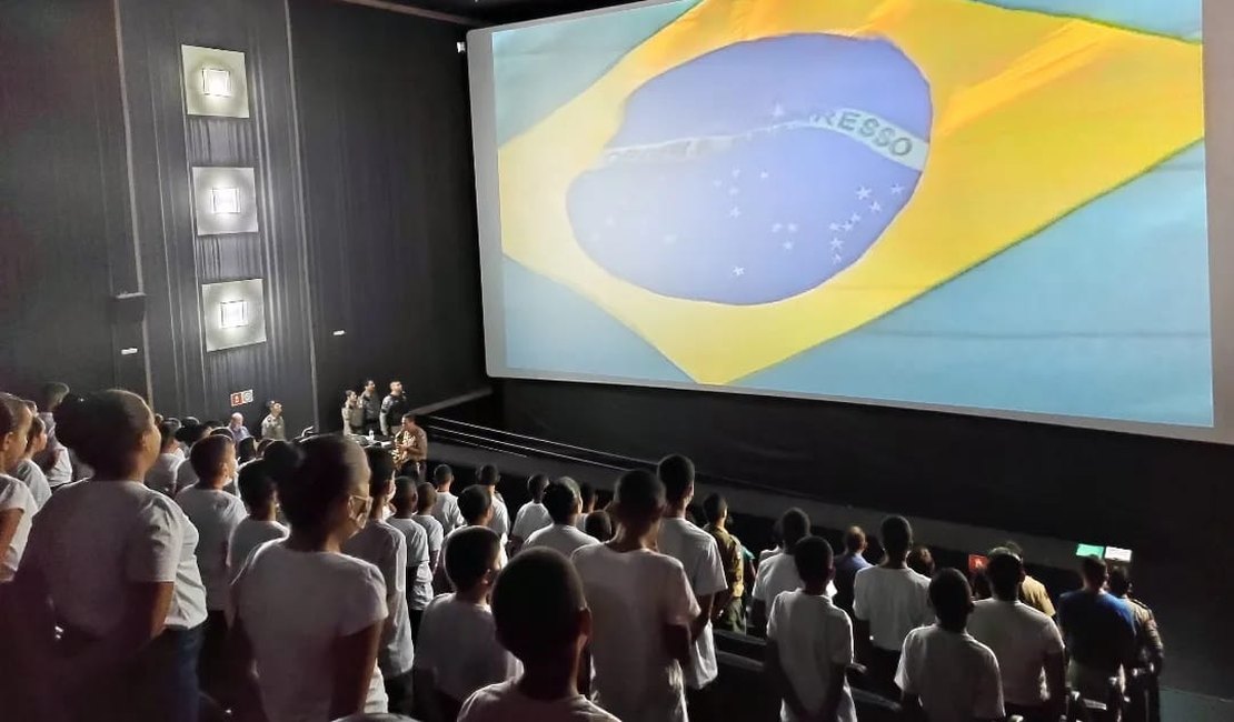 3º BPM realiza aula inaugural do projeto Pelotão Mirim 2022, em Arapiraca