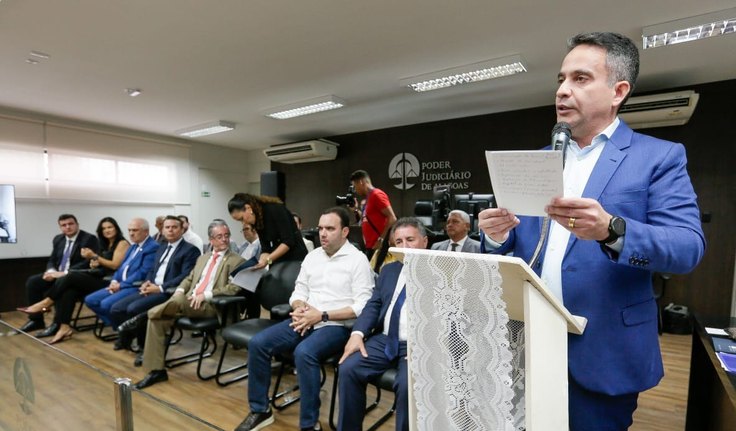 Paulo Dantas inaugura Fórum de Batalha reformado e destaca união entre os Poderes em Alagoas