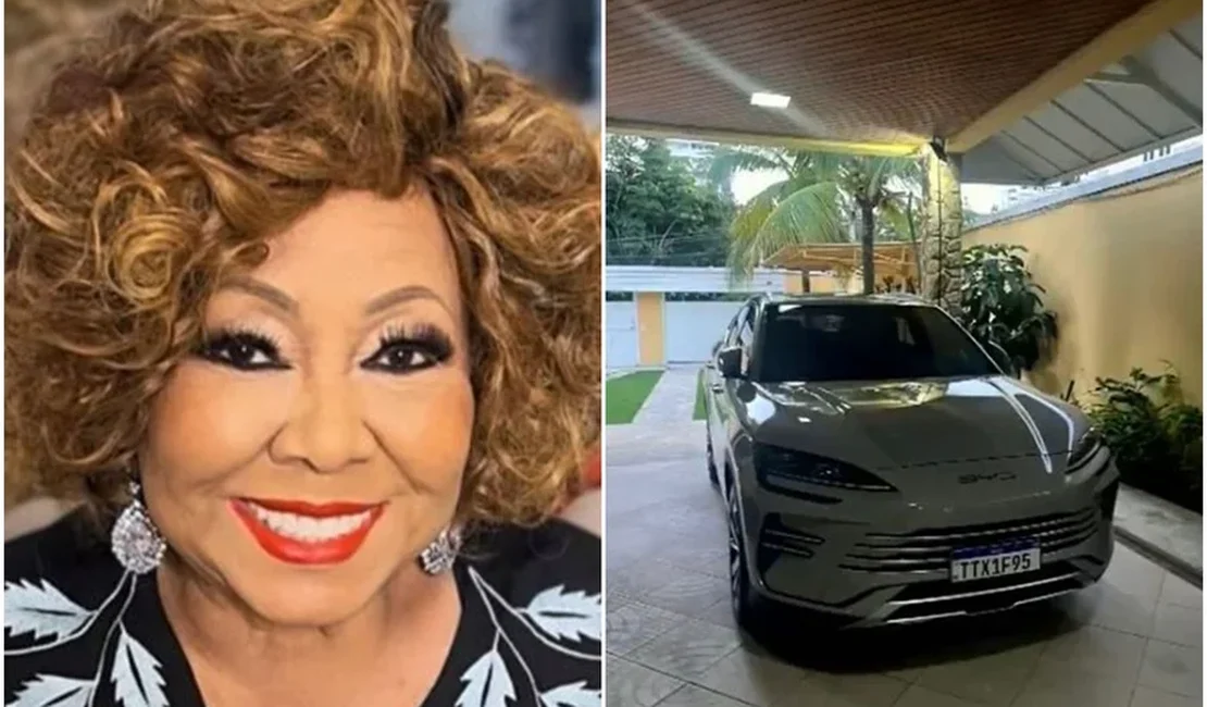 Carro da cantora Alcione é roubado na Zona Norte do Rio de Janeiro