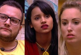Diego, Gleici e Jéssica formam o oitavo Paredão do BBB18