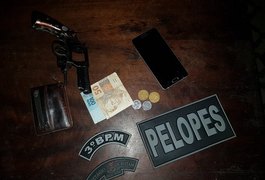 Pelopes tira mais uma arma de circulação e prende suspeito em Arapiraca
