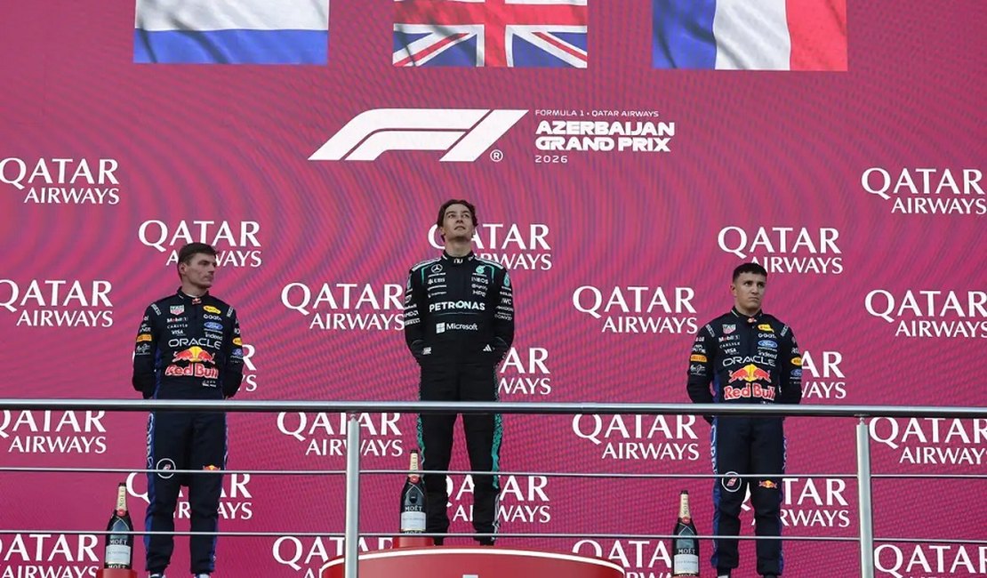Fórmula 1: Russell supera Verstappen por 0.1s e vence GP do Azerbaijão