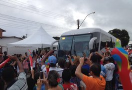 Após passar por Arapiraca, Tocha Olímpica chega em São Miguel dos Campos