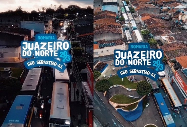 Prefeitura de São Sebastião leva centenas de romeiros para o Juazeiro do Norte