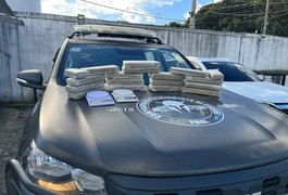 Ação policial resulta em prisão de homem com 17kg de maconha no Feitosa, em Maceió