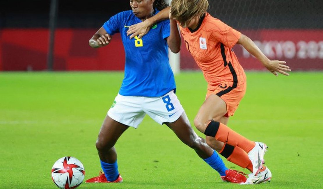Futebol feminino do Brasil empata com a Holanda, em 3, nas Olimpíadas