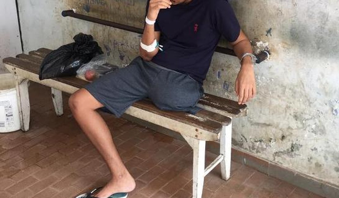 Suspeito de crimes na Bahia recebe alta da UE do Agreste e será levado para o Presídio