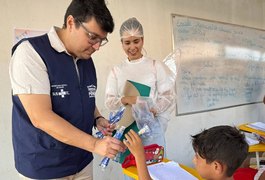 Dia B de Saúde Bucal mobiliza escolas de Penedo no combate à cárie dentária