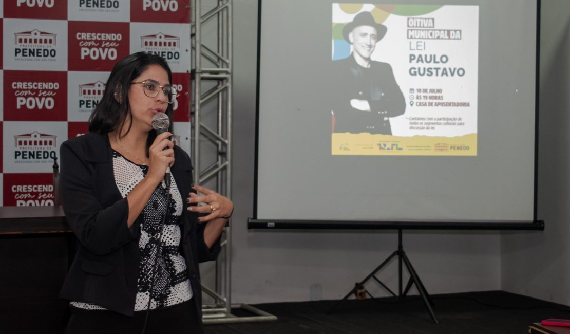 Prefeitura de Penedo apresenta plano de ação da Lei Paulo Gustavo para agentes culturais