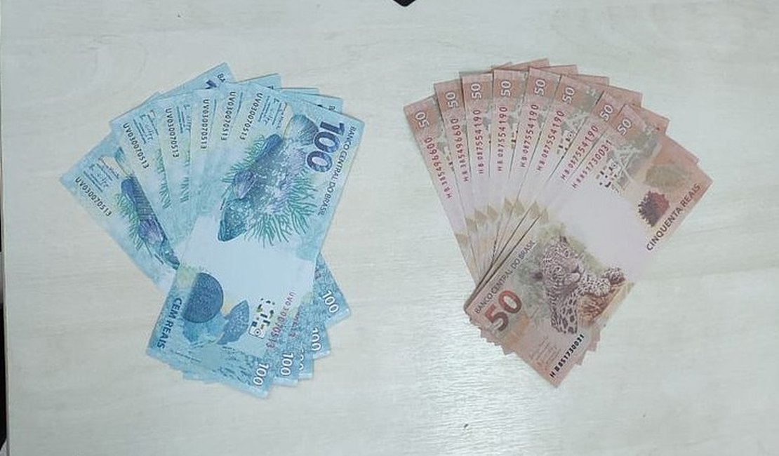 Homem é preso após receber correspondência com R$ 1.000 de cédulas falsas, em Alagoas