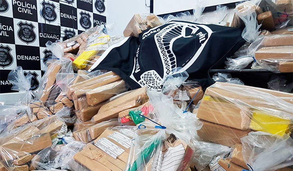 Polícia de Goiás detém sete e apreende 700kg de maconha após prisão, em AL