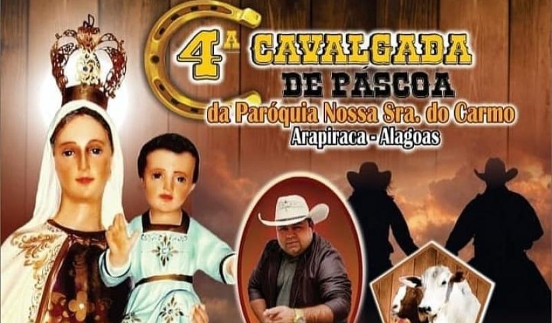 4ª Cavalgada de Páscoa da Paróquia Nossa Senhora do Carmo acontece em abril