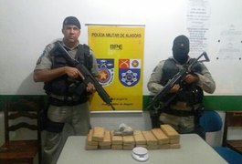 Polícia prende ex-detento com 10 kg de maconha em Rio Largo