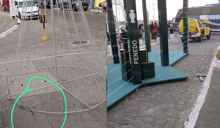 Vandalismo compromete o Penedo Luz e causa prejuízos à cidade