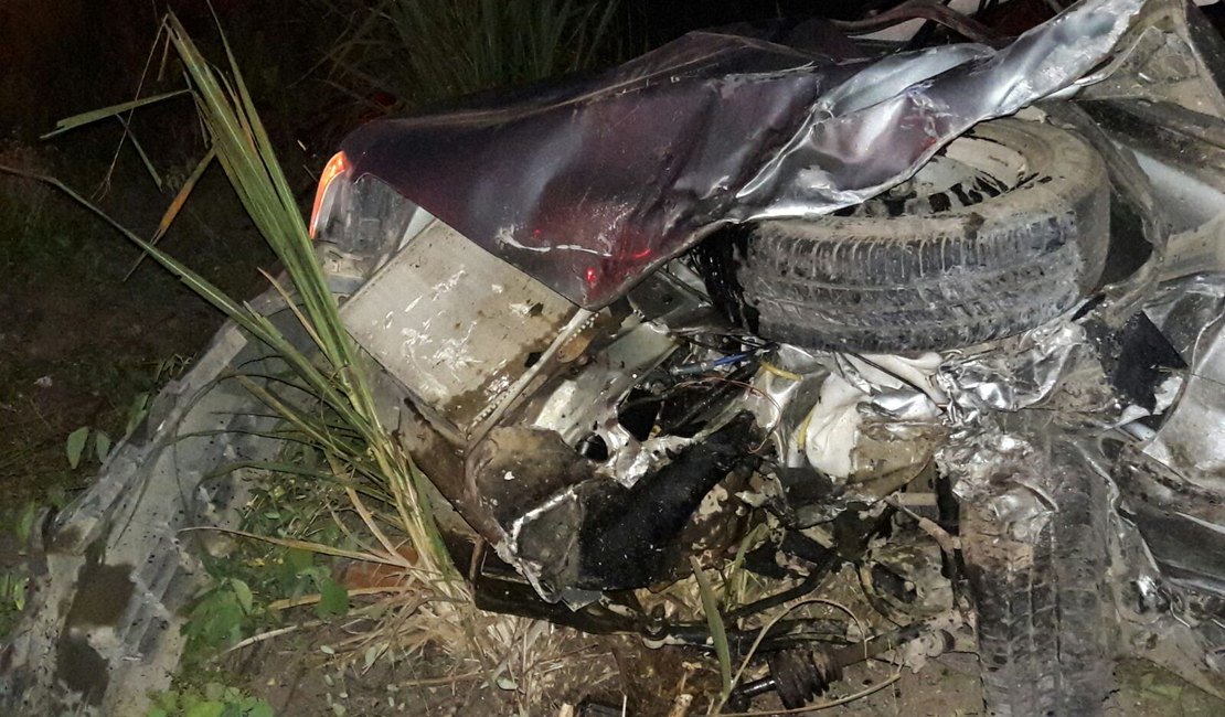 Um morre e cinco ficam feridos em grave acidente na AL-110